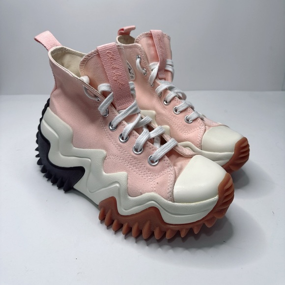 Converse Run Star Motion Hi Platform Sneakers Storm Pink Chunky Platform Sz 5.5 - Picture 1 of 7